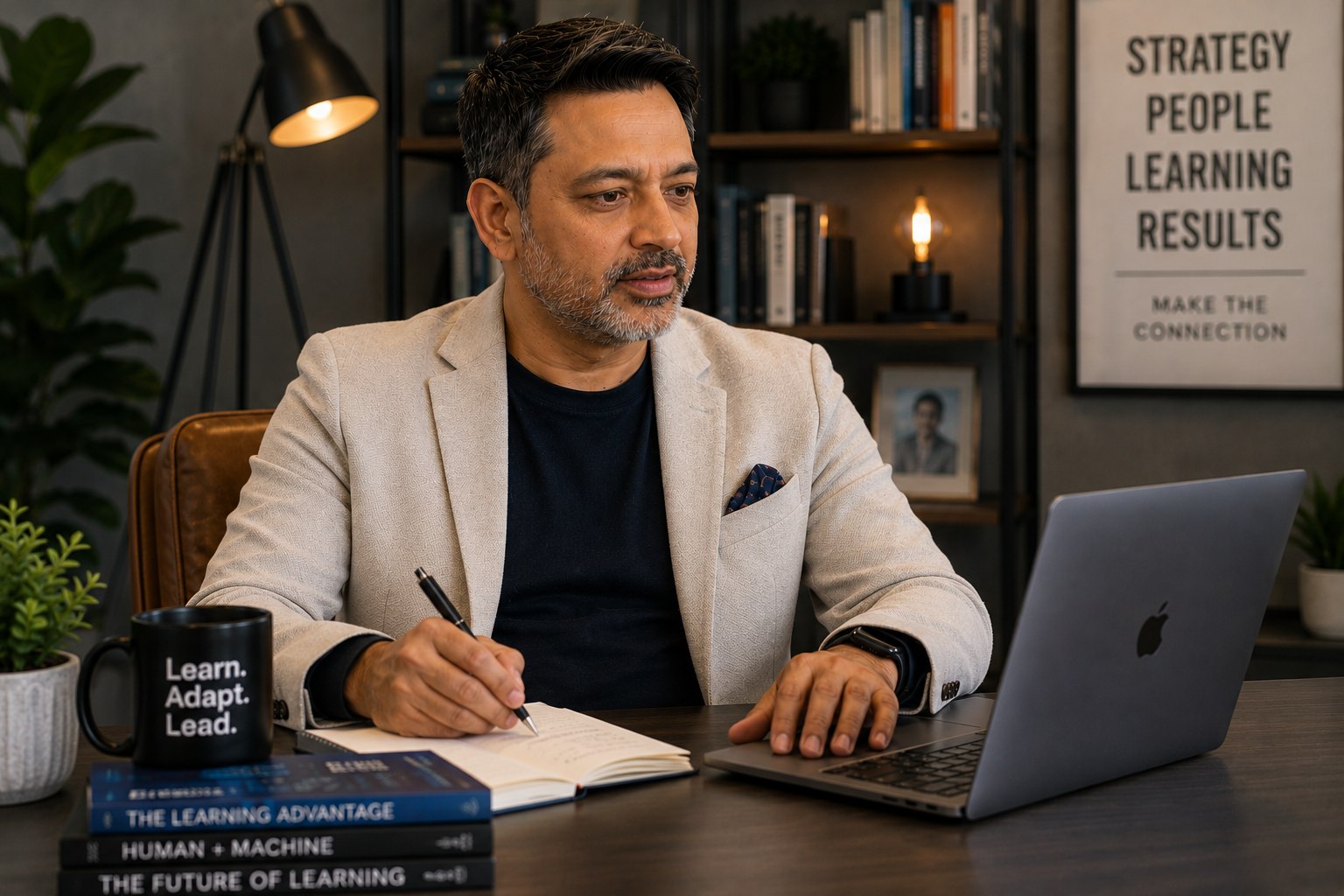 Dr. Ravinder Tulsiani in an executive advisory setting